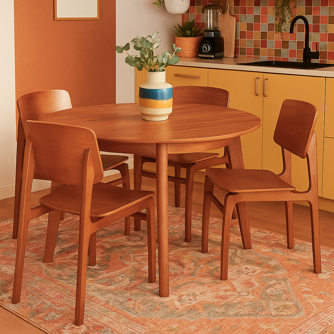 Cadeira de Madeira Maciça Gaya - Natural